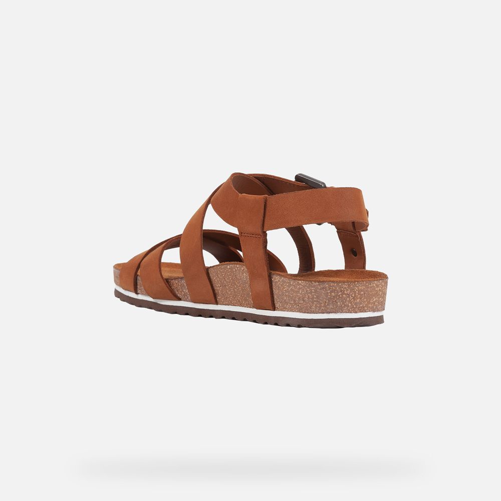 Sandalias Geox Senhora Marrom - Spensierata - JYDQH5478